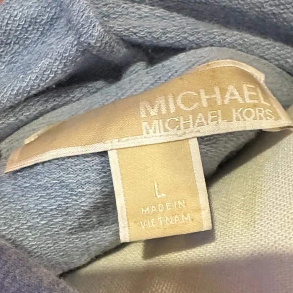 Michael Kors Light Gray Women's Hoodie - Picture 2 of 3